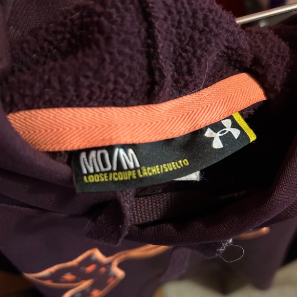 Medium Maroon Under Armour Hoodie - Picture 3 of 3